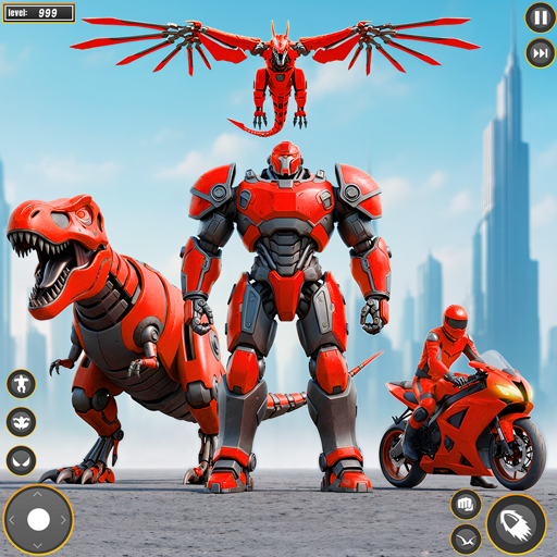 Open World Robot Fighter 3D Adventure Multi Robot Transform City Fighting Games