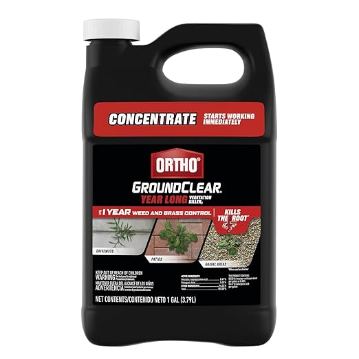 Ortho GroundClear Year Long Vegetation Killer2 Concentrate, 1 gal. | Weed Killer Concentrate, Kills and Prevents Weeds Up to 1 Year