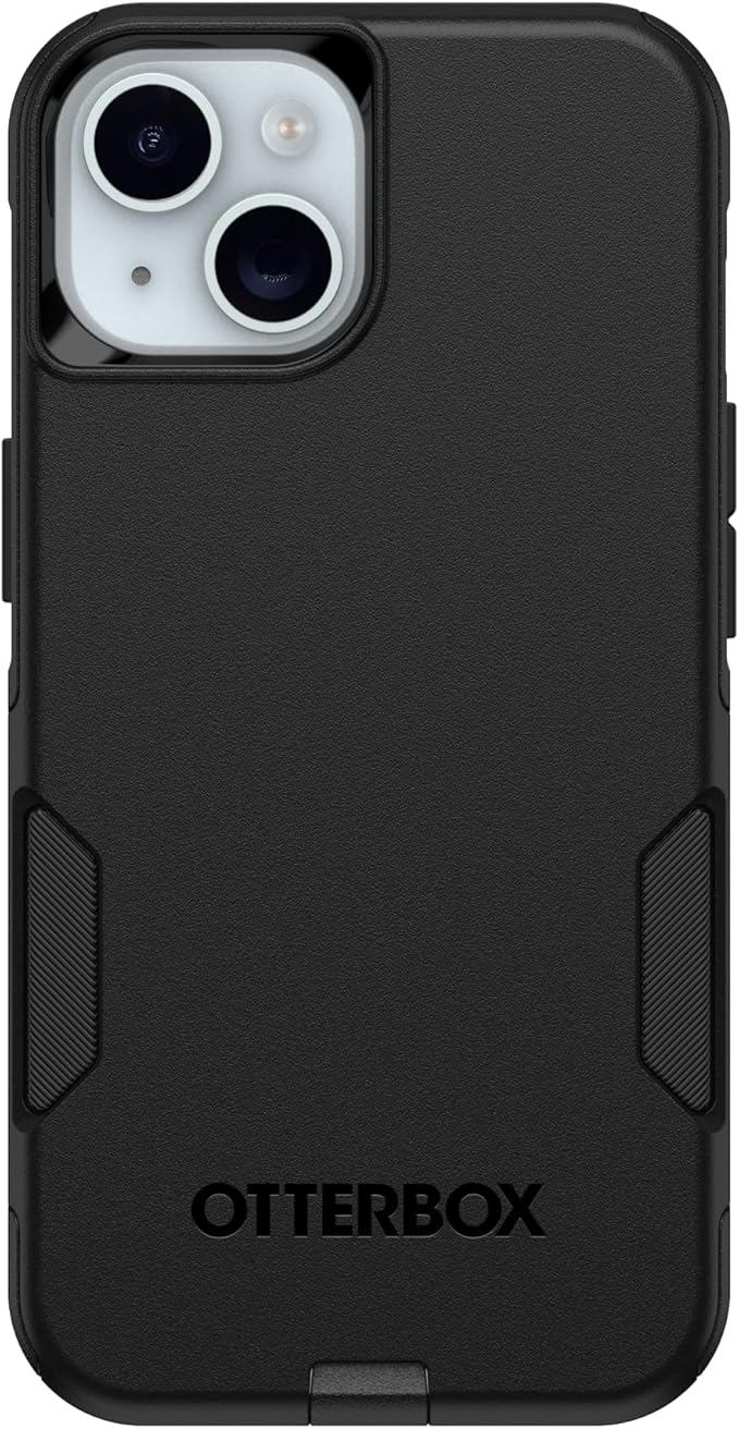 OtterBox iPhone 17e, 16e, 15, 14, & 13 Commuter Series Case - Black, Slim & Tough, Pocket-Friendly, with Port Protection