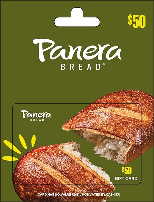 Panera Bread Physical Gift Card - $50