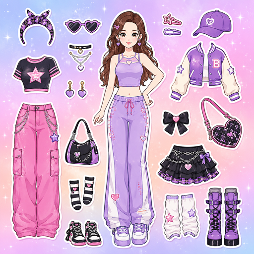 Paper Doll DIY : Fashion Dress Up Game