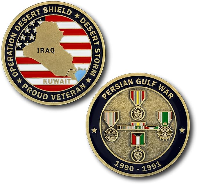 Persian Gulf War/Desert Storm Veteran Challenge Coin