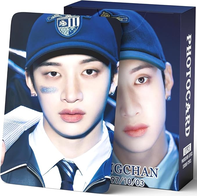 Photocards 127 PCS Hollow Photo Cards Dominate World Tour Photocards lomo Card Gift Lomo Cards Merch for Boys and Girls (Bang Chan)