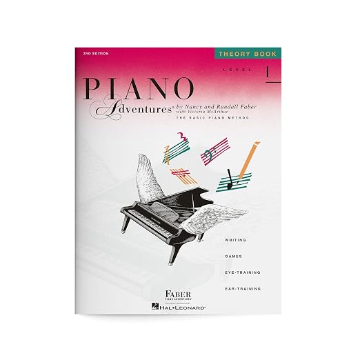 Piano Adventures: Theory Book - Level 1, 2nd Editon | Beginner Piano Theory Workbook | Music Note Reading and Ear Training for Early Learners | Faber Piano Book for Kids | Sheet Music Songbook