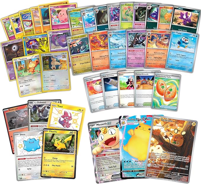 Pokémon Mystery Pack | 36+ Curated Cards | Holos, Trainers & Guaranteed Featured Collectible | Great Gift for Collectors