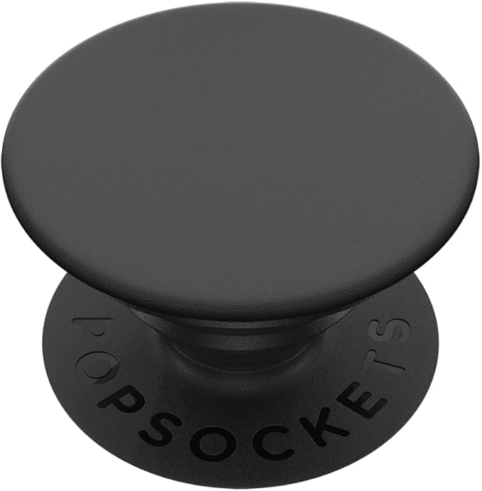 PopSockets Adhesive Phone Grip, Holder, Phone Stand, Black - Black