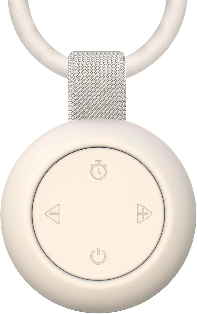 Portable Baby Sound Machine [White Noise for Babies Kids Adults][Timer Function][20 Soothing Sounds][Sleep Soother] 15 Hours Battery Life, Travel,Registry,Gifts,Shower,Clips on Baby Stroller