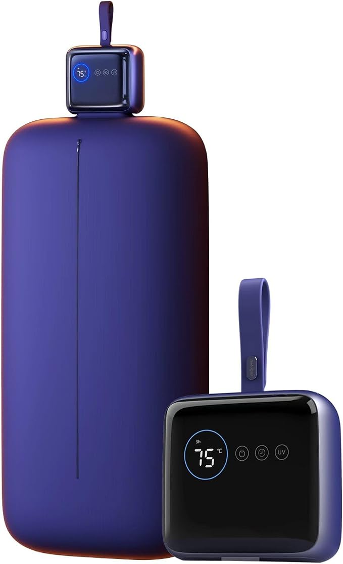 Portable Compact Clothes Dryer, Global Voltage Travel Dryer, Unique Design with 4 Drying Modules, 36-Decibel Silent design, Quiet Efficient Portable Drying System for Home, Travel & Dorm
