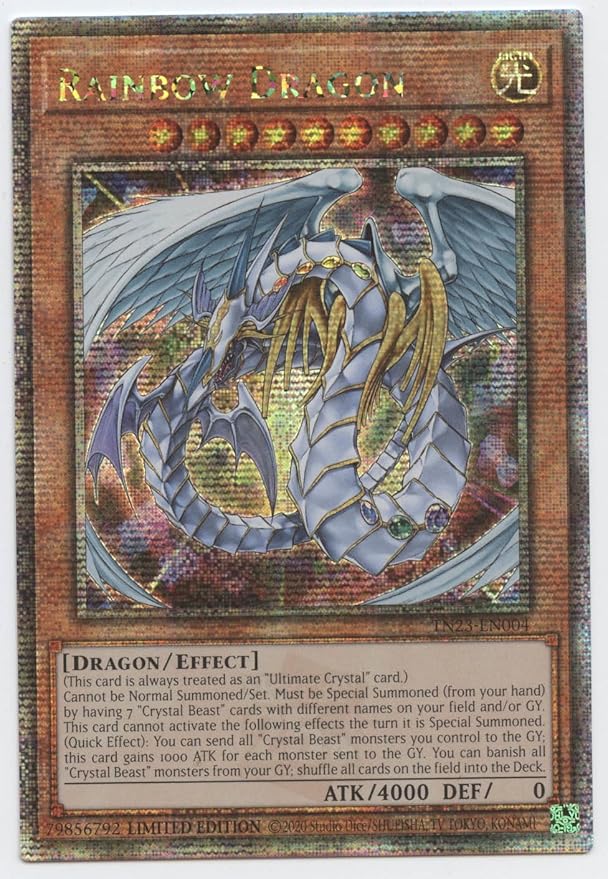 Rainbow Dragon - TN23-EN004 - Quarter Century Secret Rare - Limited Edition