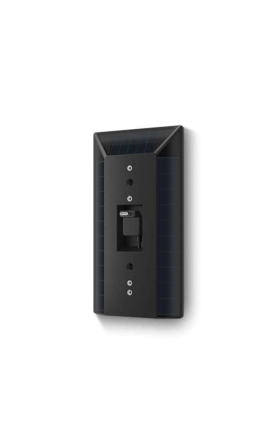 Ring Solar Charger — Compatible with Battery Doorbell (newest model), Ring Battery Doorbell Plus (newest model), Ring Battery Doorbell Pro (newest model)