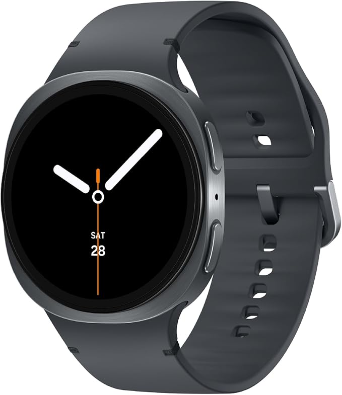 Samsung Galaxy Watch 8 (2025) 44mm Bluetooth Smartwatch, Cushion Design, Fitness Tracker, Sleep Coaching, Running Coach, Energy Score, Heart Rate Tracking, Graphite [US Version] (Renewed)