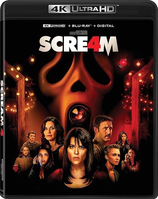 Scream 4 - BLURAY, Digital, 4K ULTRA HD