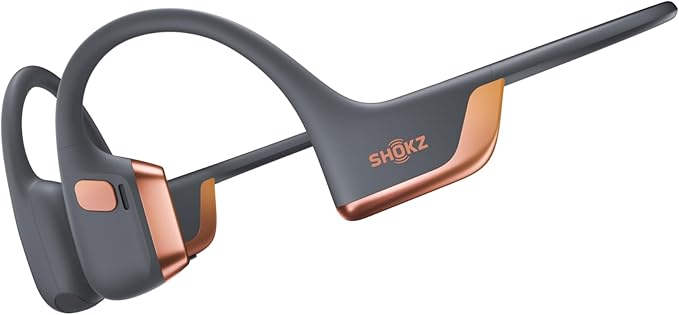SHOKZ New OpenRun Pro 2-Bone Conduction Headphones,Open-Ear Bluetooth Wireless Sport Earphones for Running,Workouts-Sweat Resistant,Secure Comfortable Fit-Deep Bass,Smart Mic, Reflective Strip