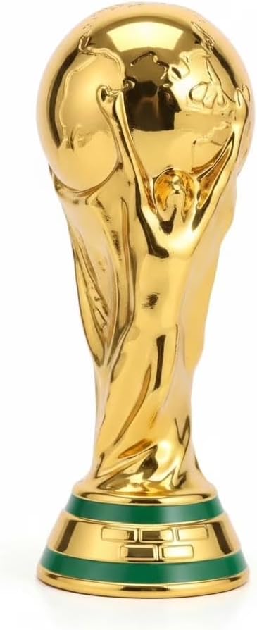 Soccer Champion Trophy Replica Gold Cup – Premium Football Trophy Collectible for Fans, Office Desk, Parties & Sports Decorations