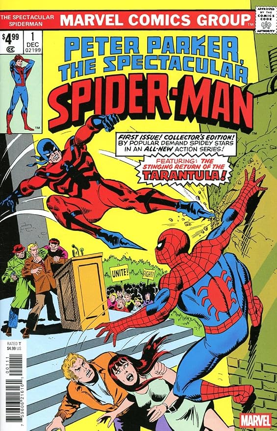 Spectacular Spider-Man, The #1B VF/NM ; Marvel comic book | Facsimile Edition