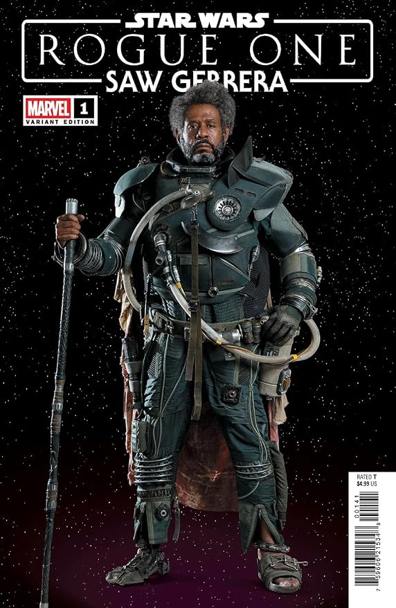 Star Wars: Rogue One-Saw Gerrera #1A Marvel | Comic Book Forest Whitaker Variant