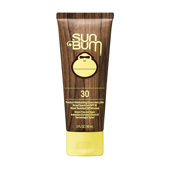 Sun Bum Original SPF 30 Sunscreen Body Lotion - Broad Spectrum Moisturizing Sunscreen with Vitamin E - Hawaii 104 Act Compliant (Made without Octinoxate & Oxybenzone) - Travel Size - 3 oz