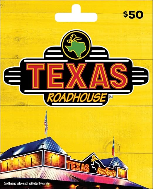 Texas Roadhouse Physical Gift Card - $50