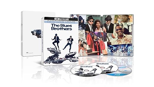 The Blues Brothers - 45th Anniversary Limited Edition Steelbook (4K Ultra HD + Blu-ray + Digital)