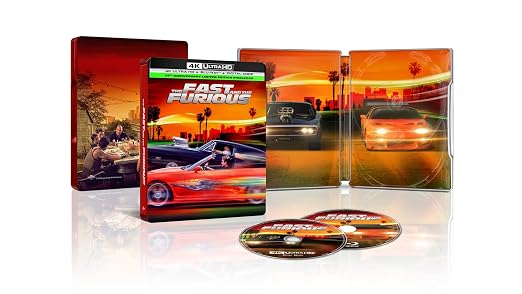 The Fast and the Furious - 25th Anniversary Limited Edition Steelbook (4K Ultra HD + Blu-ray + DVD)