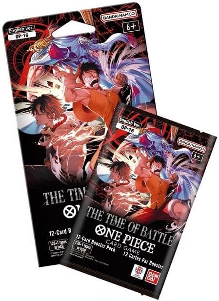 The Time of Battle - 1 Sleeved Booster Pack OP-16 One Piece (12 Cards) English