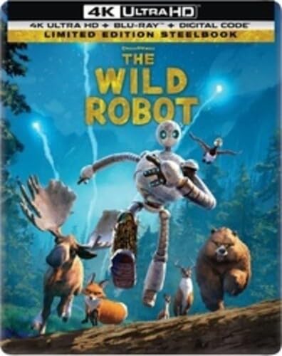 The Wild Robot - Limited Edition Steelbook (4K Ultra HD + Blu-ray + Digital)