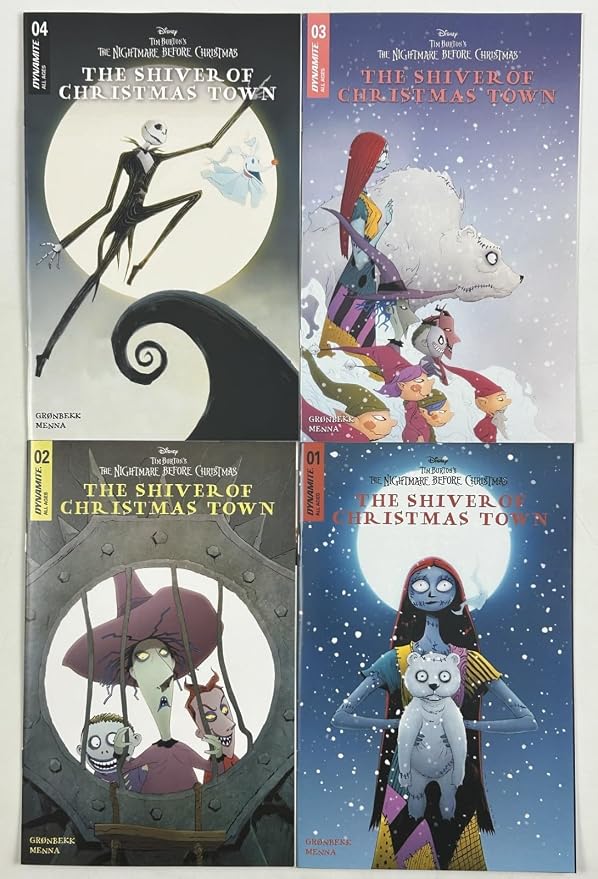 Tim Burton's Nightmare Before Christmas: The Shiver of Christmas Town #1-4 VF/NM full set ; Dynamite