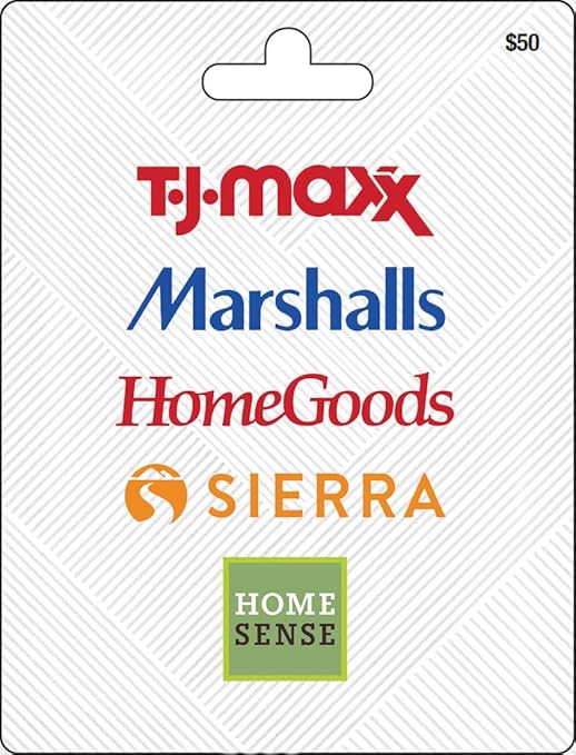 TJX Multibrand Physical Gift Card