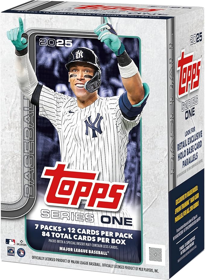 Topps 2025 Baseball Series 1 Factory Sealed Value Box - Baseball Complete Sets