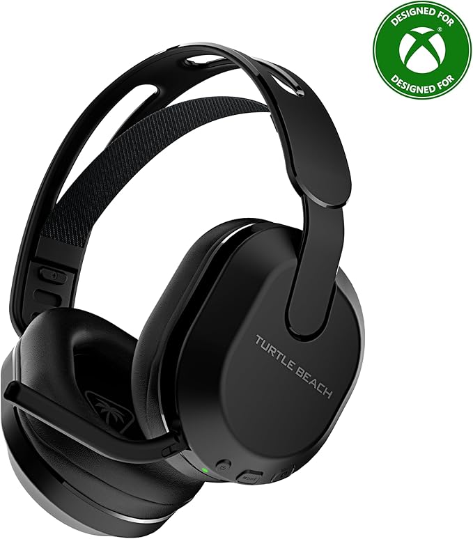 Turtle Beach Stealth 500 Wireless Multiplatform Gaming Headset for Xbox, PC | Xbox Series X|S, Xbox One, Bluetooth, 40mm Drivers, Rechargeable 40-Hr Battery, Flip-to-Mute Mic, Memory Foam Cushions, Black