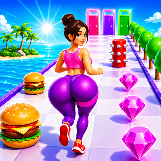 Twerk Race Run: Body Challenge Fashion Game