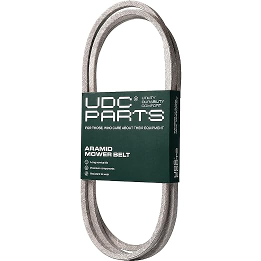 UDC Parts 954-04060C Deck Belt Replacement for Troy Bilt Pony 42 Inch Bronco 954-04060B Cub Cadet LTX1042 LTX1040 MTD Craftsman T110 T1000 T1400 954-04060 754-04060B 754-05056/Aramid Cord/96.50 inches