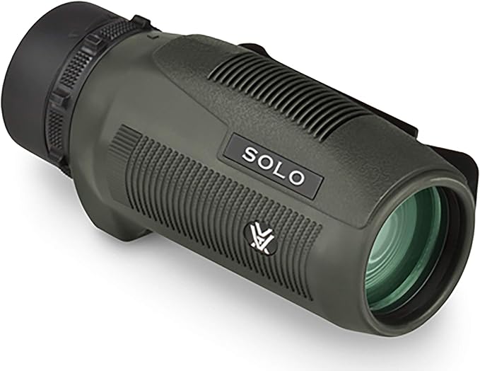 Vortex Optics Solo Monocular 10x36 - Utility Clip, Adjustable Eyecup, Fully Multi-Coated Lenses, Rubber Armor, Non-Slip Grip, Fogproof, Waterproof - Unlimited, Unconditional Warranty
