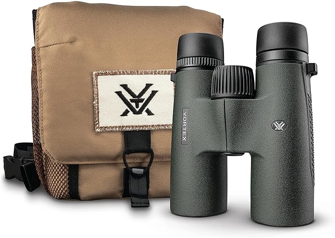 Vortex Triumph HD 10x42 Binoculars - HD Optical System, Fully Multi-Coated Lenses, Rubber Armor, Tripod Adaptable, Waterproof, Fogproof, Shockproof - Unlimited, Unconditional Warranty