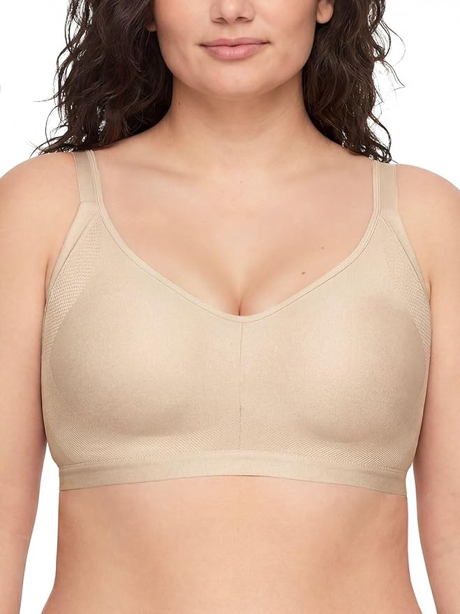 Warners Easy Does It Underarm-Smoothing with Seamless Stretch Wireless Lightly Lined Comfort Bra