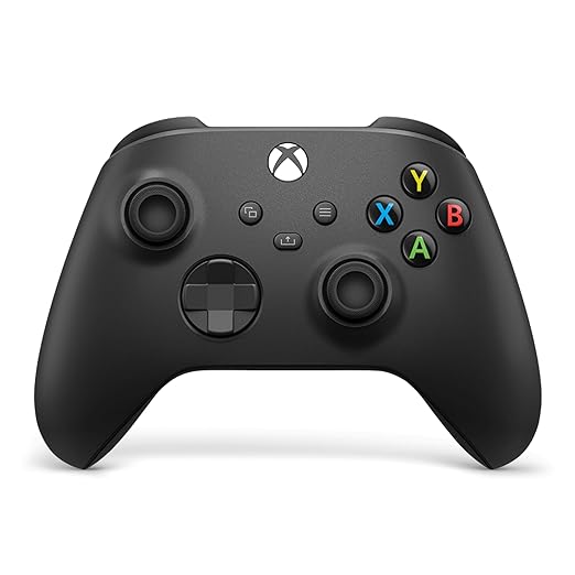 XBOX Wireless Gaming Controller | Carbon Black | Console, PC, & Cloud Devices | Textured Grip | Wireless, Bluetooth, USB-C Connectivity