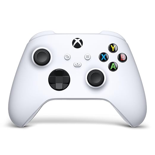 XBOX Wireless Gaming Controller | Robot White | Console, PC, & Android | Textured Grip | Wireless, Bluetooth, USB-C Connectivity