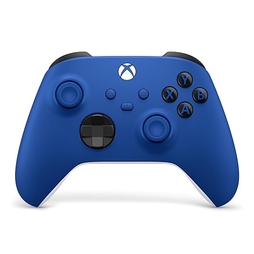 XBOX Wireless Gaming Controller | Shock Blue | Console, PC, & Cloud Devices | Textured Grip | Wireless, Bluetooth, USB-C Connectivity
