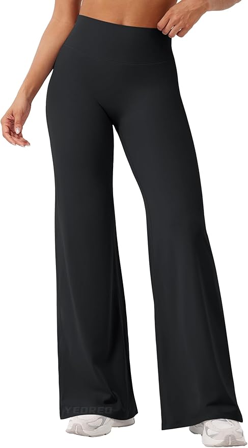 YEOREO Ease Workout Leggings Womens No Front Seam Straight Leggings 29"/ 31.5"/ 33"/ 35" High Waist Buttery Eddiy Yoga Pants