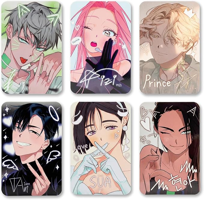 YJacuing Alien Stage Official Photocards (Idol Series) | 6-Card Pack, Anime Merch, ALNST, Collectibles, Limited Edition