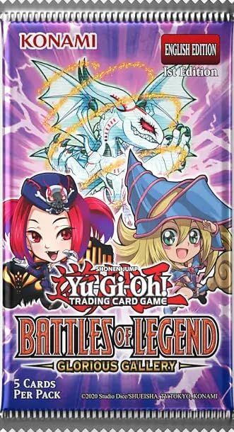Yu-Gi-Oh! TCG Battles of Legend Glorious Gallery Booster Pack [5 Cards Per Pack] English Version 1st Edition