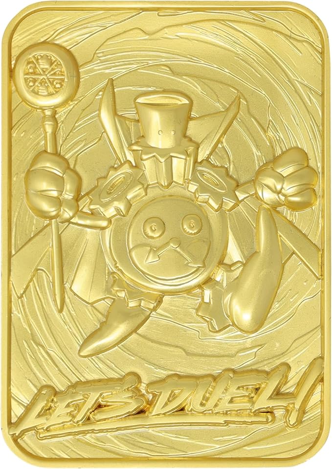 Yu-Gi-Oh! Time Wizard Limited Edition 24K Gold-Plated Embossed Metal Card