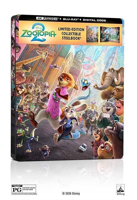 Zootopia 2 - UHD/BD Combo + Digital + Steelbook